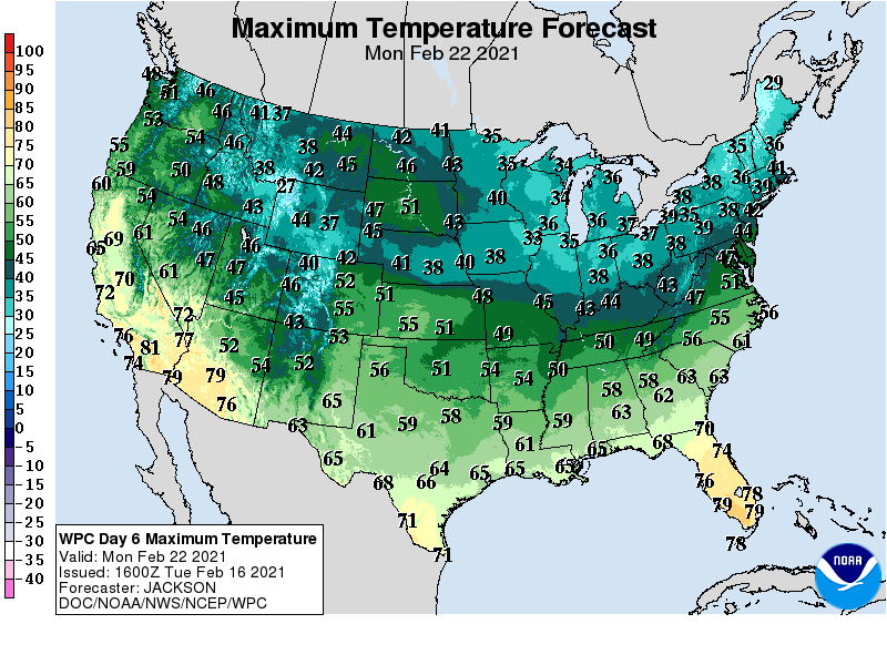 Worst of winter's cold is over. February thaw ahead.