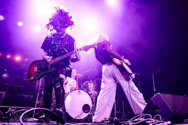 VIAL performing on stage