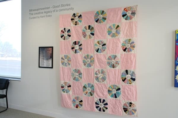 quilt on a wall