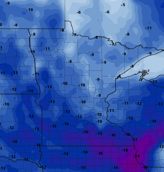 Windy, colder than normal with occasional showers Friday 	