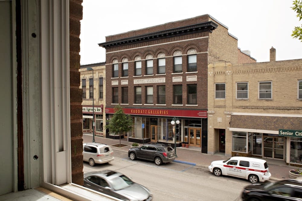 Arts Spring From A Red Fergus Falls Hotel Minnesota Public The Hotel Kaddatz