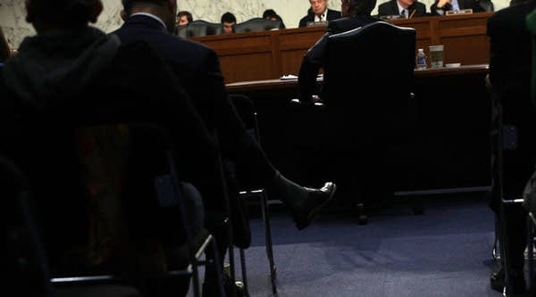 Chairman of the Federal Reserve nominee Jerome Powell testifies during his confirmation hearing before the Senate Banking, Housing and Urban Affairs Committee Nov. 28, 2017 on Capitol Hill in Washington, D.C. 