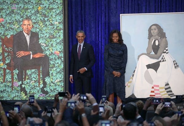 Barack and Michelle Obama portraits unveiled