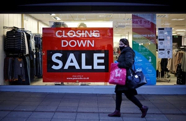 The U.K. finance minister says the economic decline is "comparable to other countries."