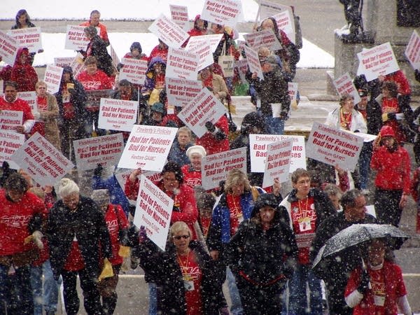 Nurses protest GAMC cuts