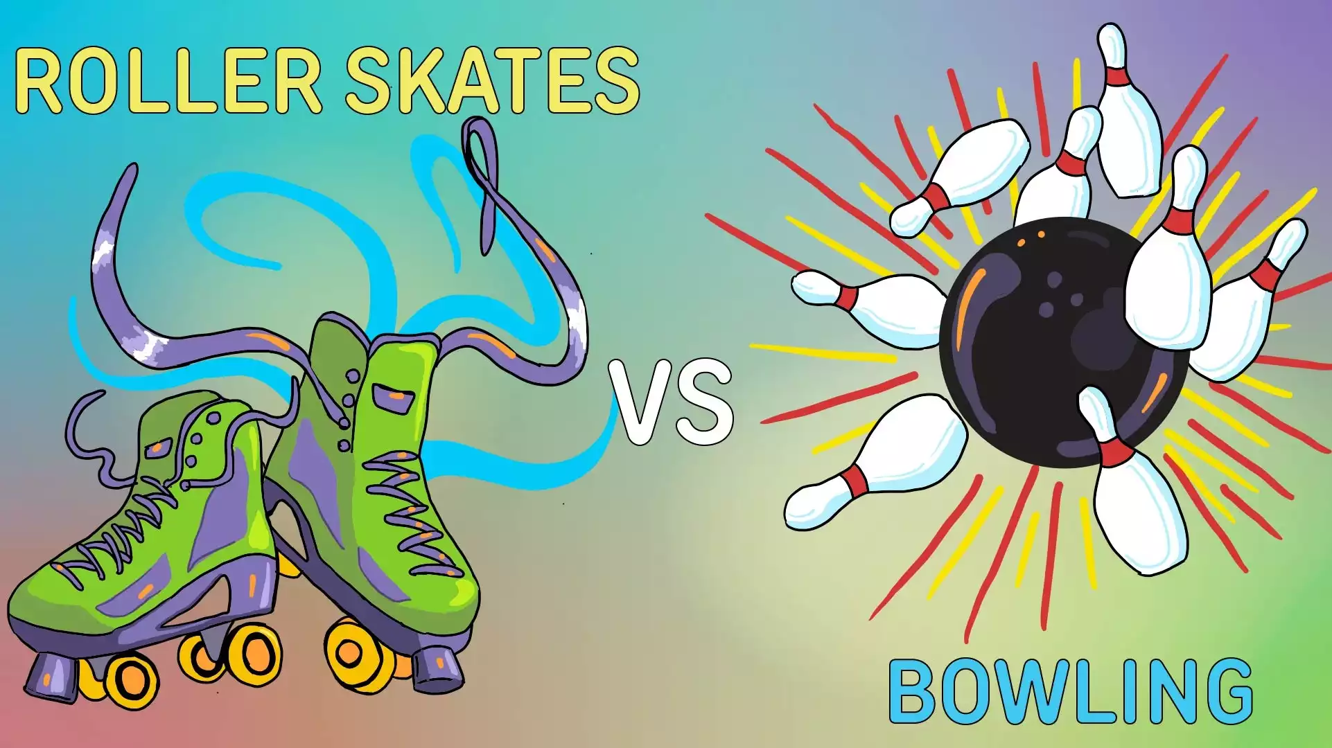 Roller Skating vs. Bowling Smash Boom Best
