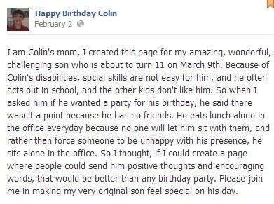 Facebook outpouring can’t mask shunning of special needs children