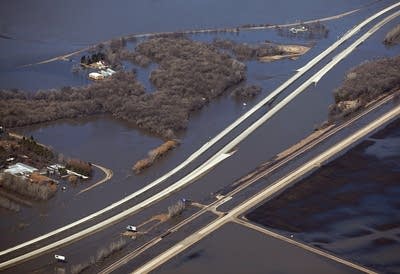 Interstate 29 from the air