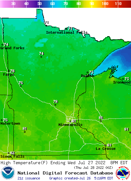 Isolated showers Wednesday; comfortable through Friday