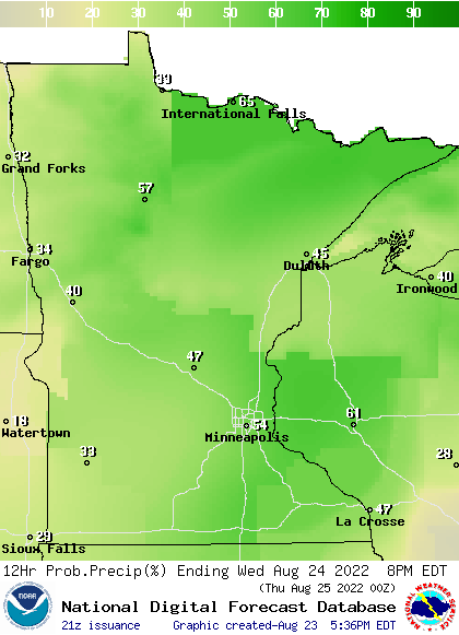 Spotty showers, storms Wednesday; clearing Thursday