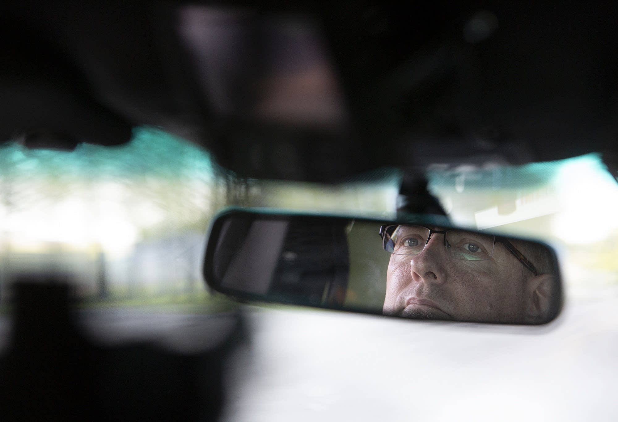 Police Chief Lee Sjolander drives through Kenyon on May 20, 2019.