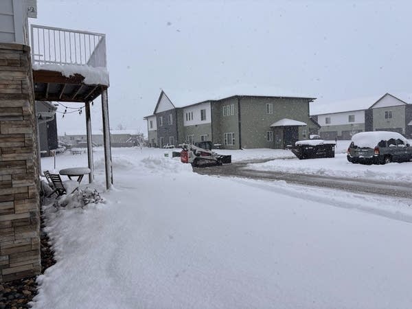 snowfall in moorhead