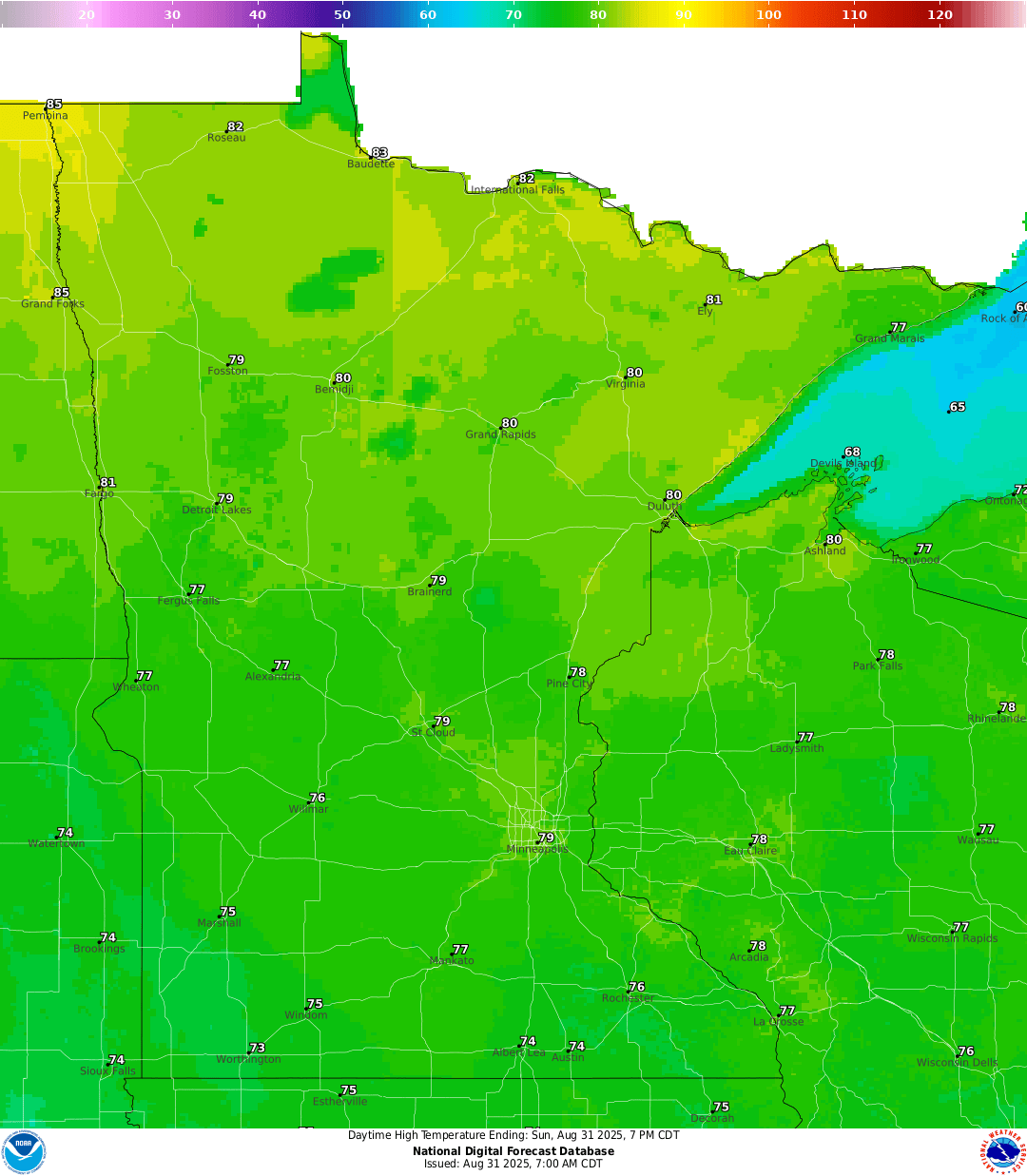 High pressure holds with late-summer sun