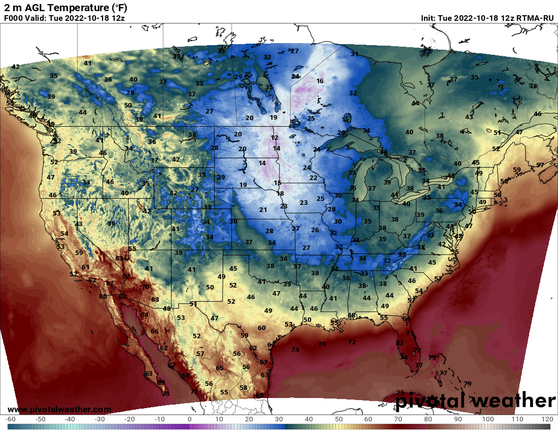 Tuesday’s chill, then a late week warmup; some rain possible next week