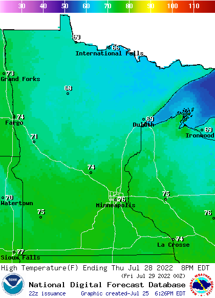 highs Thursday 7pm