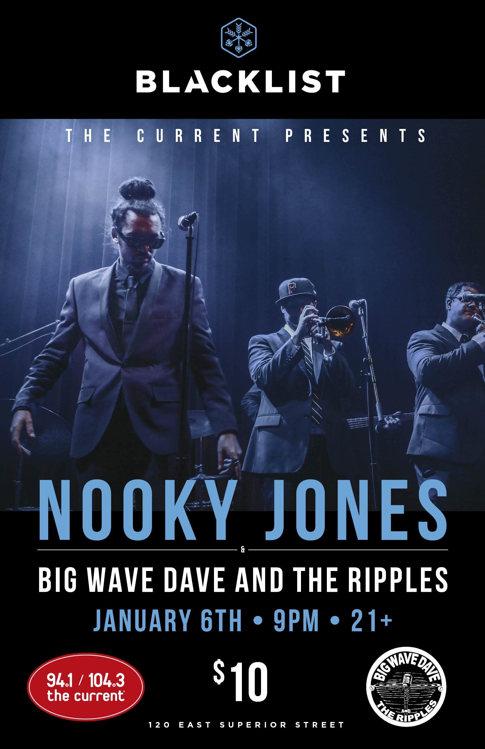 Nooky Jones + Big Wave Dave & The Ripples Events Calendar The Current
