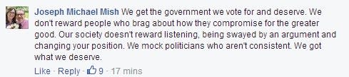 The government we deserve