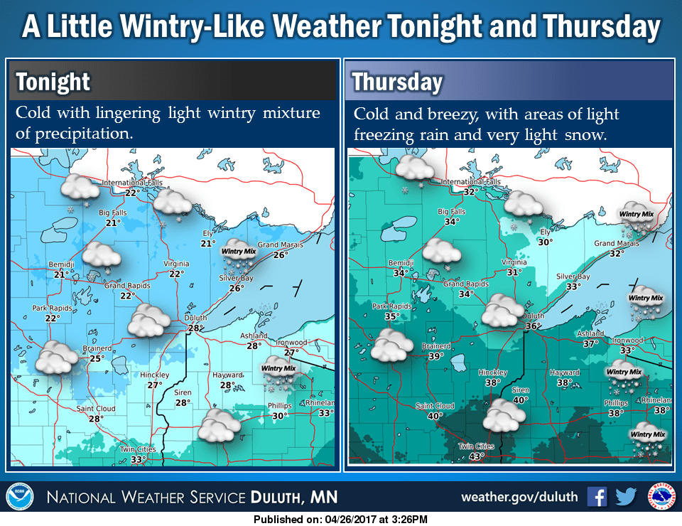 Ice, rain, sun and a possible metro slop storm?