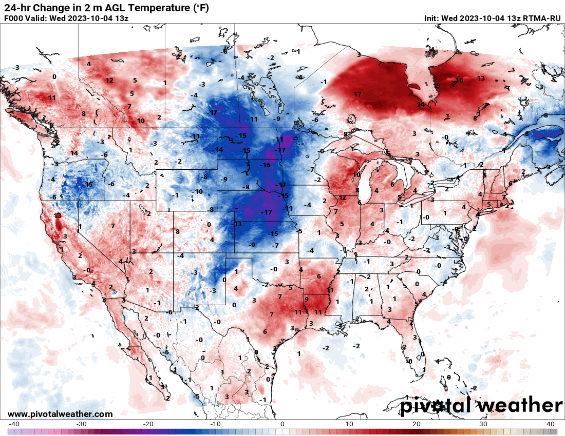 Much cooler remainder of the week; 80s may be over