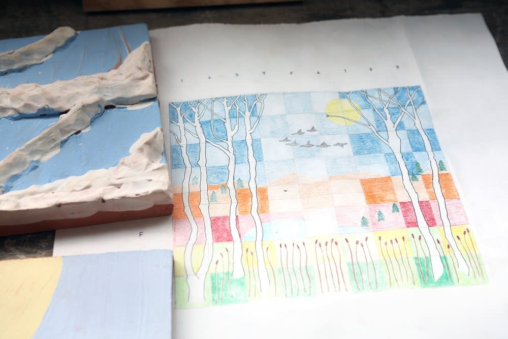 Mural rendering