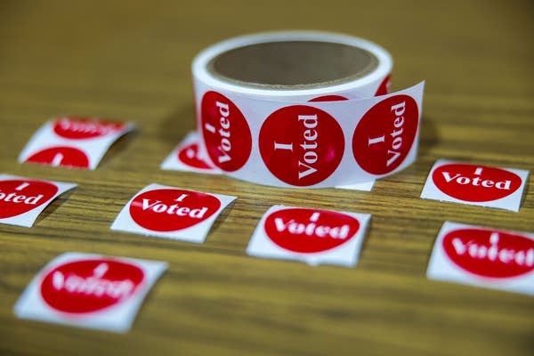 Polls open in Bloomington.