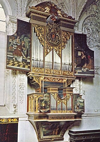 1558 Ebert organ in the Hofkirche, Innsbruck, Austria