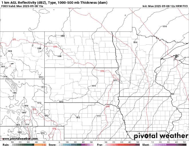 Forecast precipitation Monday 10 a.m. to Tuesday 10 a.m.