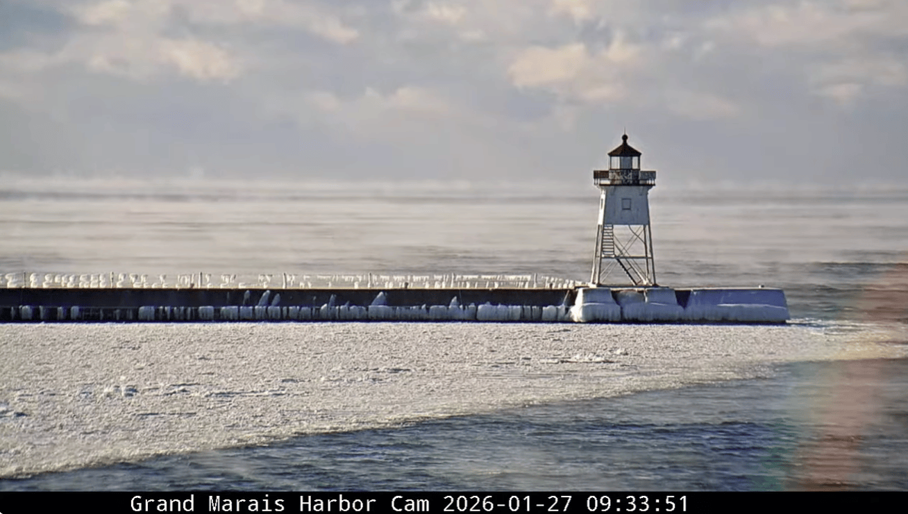Cold persists; Lake Superior ice cover growing rapidly