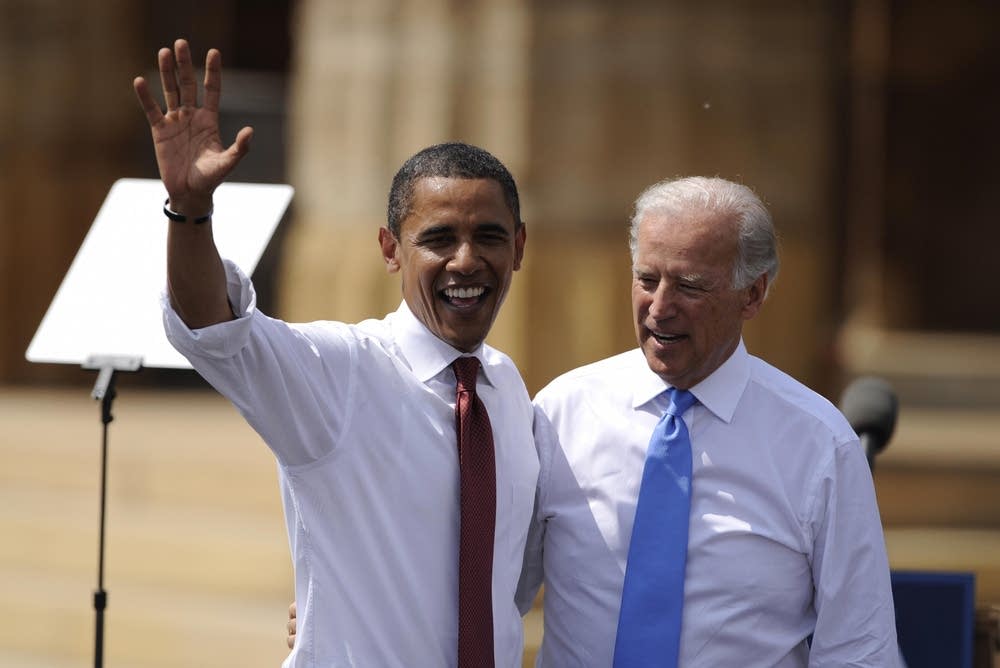 Barack Obama and Joe Biden