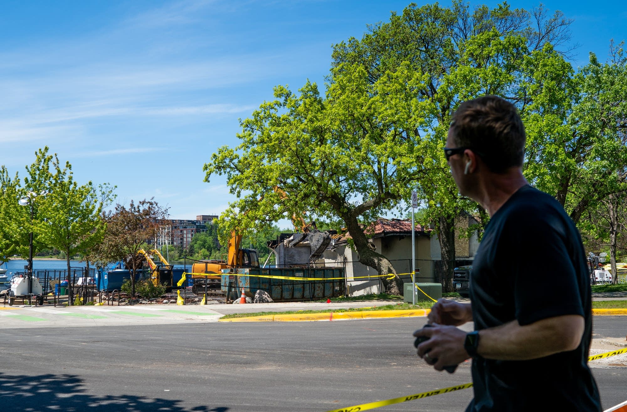 Photos Iconic Bde Maka Ska lakeside pavilion demolished after fire