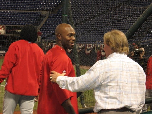 Torii Hunter and Dan Gladden