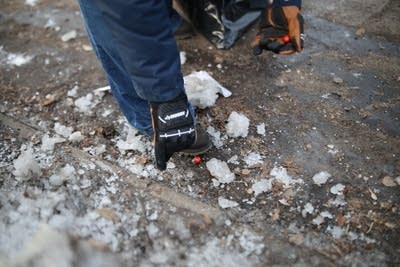 cleaning up reminants of street 