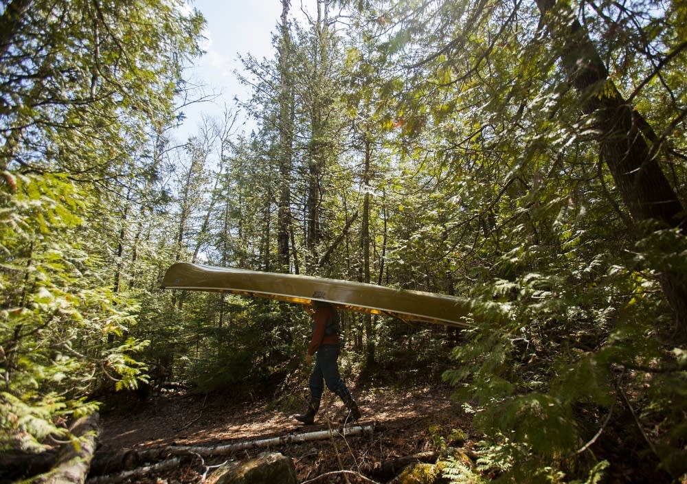 Portage in the BWCA
