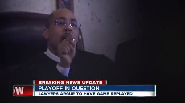 Judge to decide outcome of high school football game