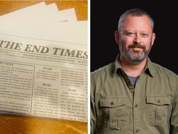 Benjamin Percy's new post-apocalyptic novel arrives as a newspaper
