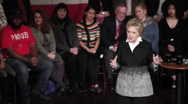 Democratic presidential nominee Hillary Clinton participates in a Fox News Democratic Town Hall in Detroit, Michigan back in March of this year.