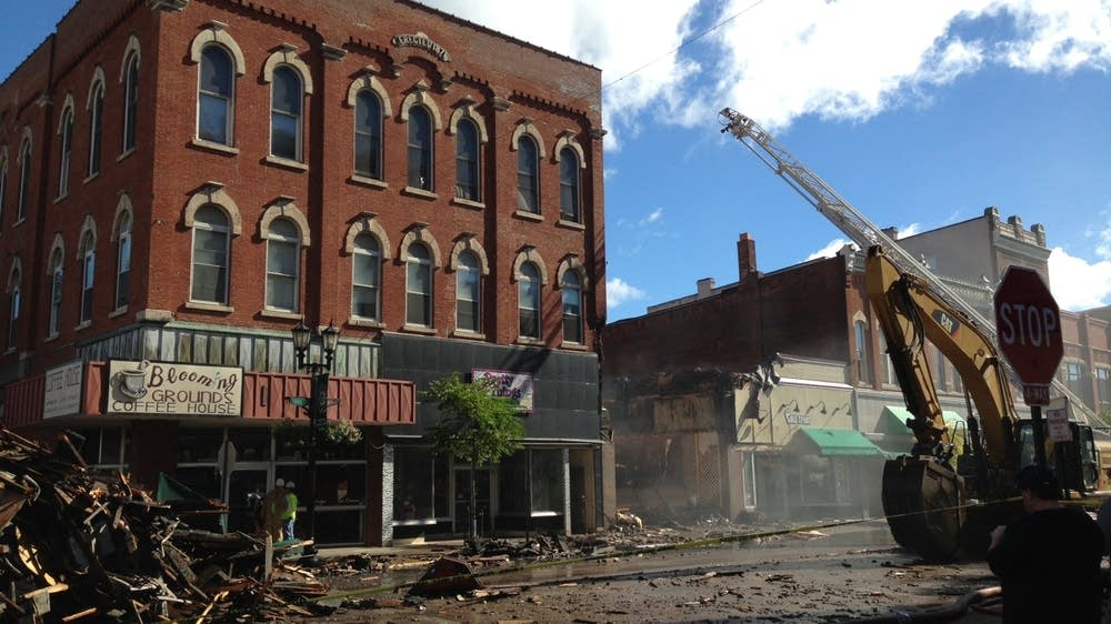 Winona fire wrecks historic buildings, Islamic Center MPR News