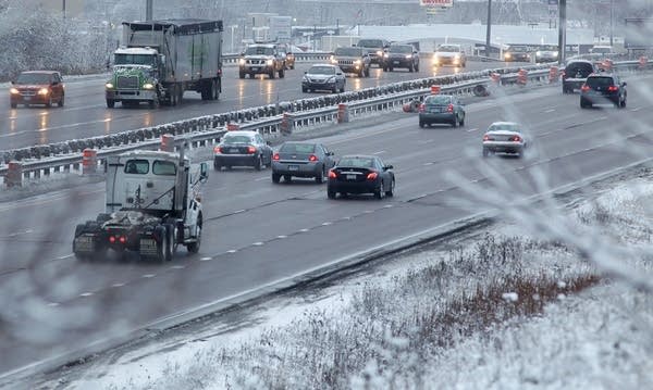 Traffic on Interstate 35 W