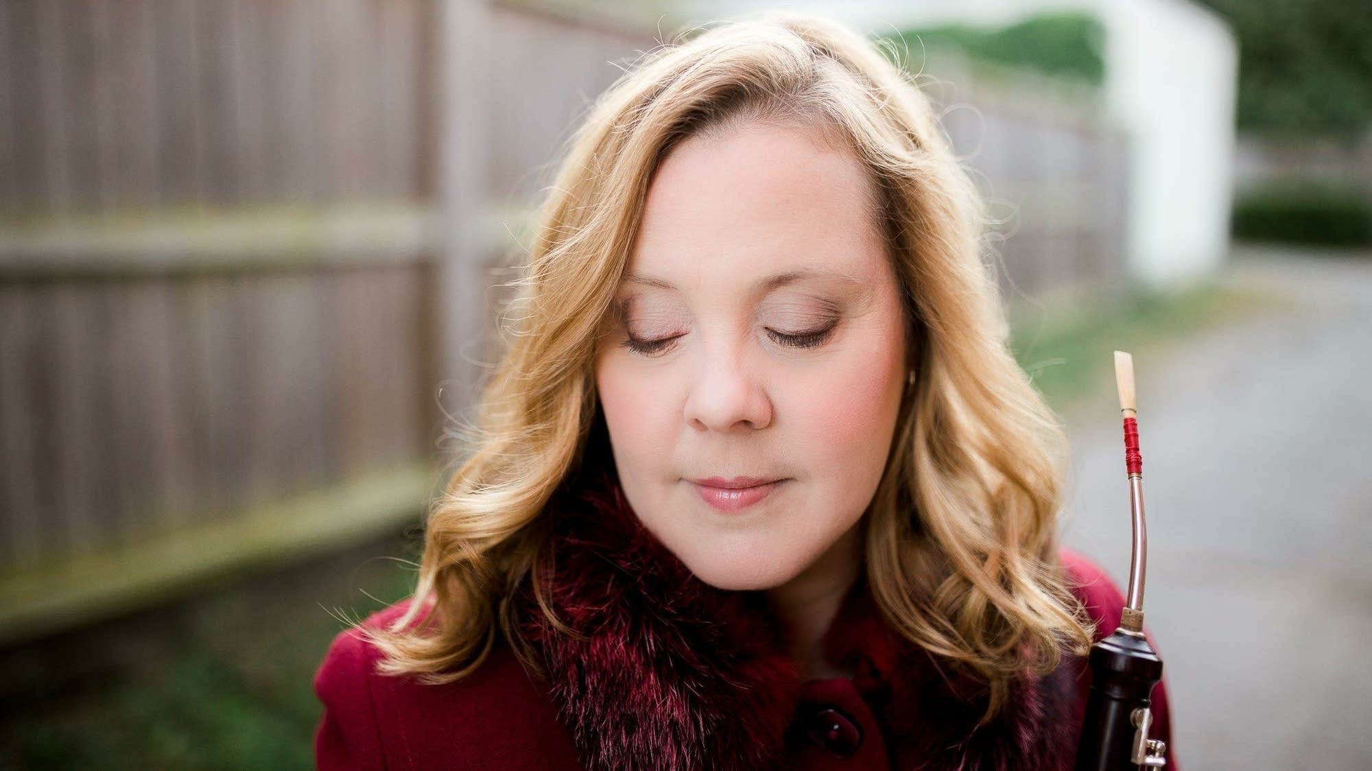Cally Banham plays the English horn.