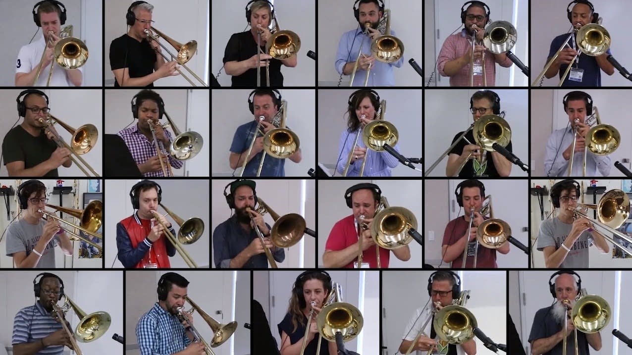 Watch 'Bohemian Rhapsody' performed by 28 trombones will send shivers