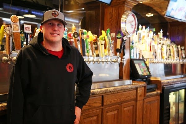 Bartender Mitch Anderson of Kelly's Bar in Red Wing