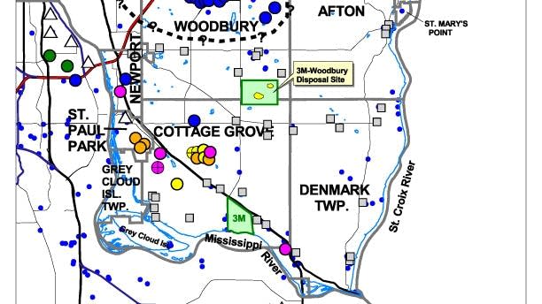 3m Water Contamination Map 3M Chemicals Found In Drinking Water Of East Metro Cities | Mpr News