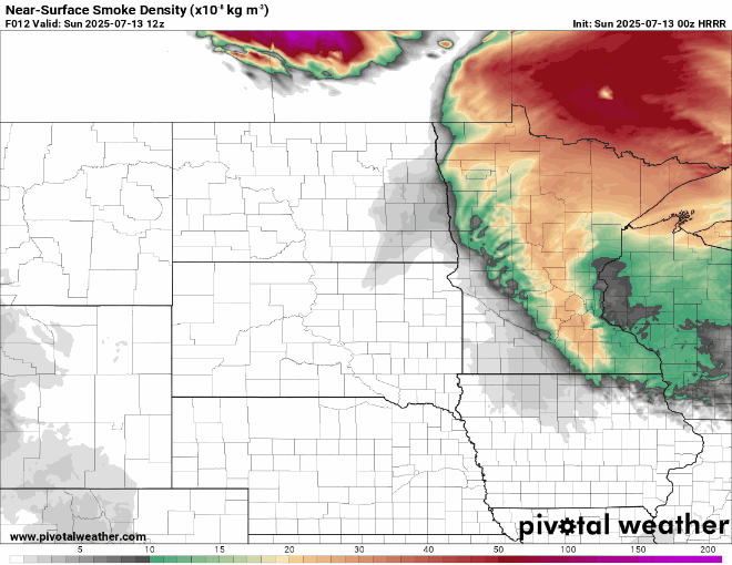 Near-surface smoke