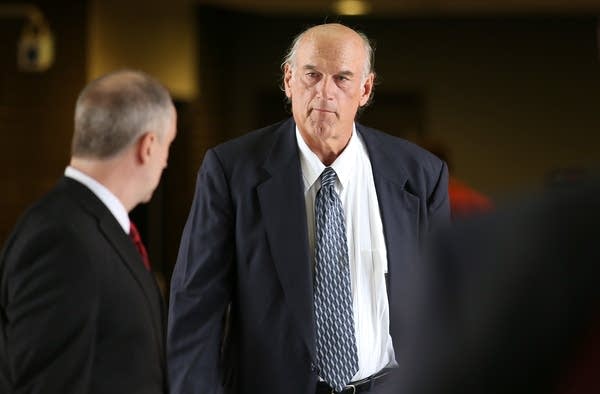 Ventura arrives in court on Tuesday