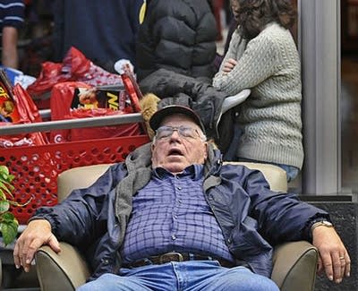 Sleepy shopper