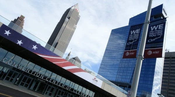 The Convention Center in downtown Cleveland, Ohio. 