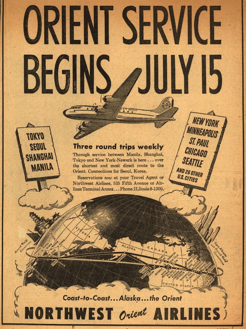 1947 Northwest poster