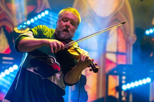 Trampled By Turtles performing on stage