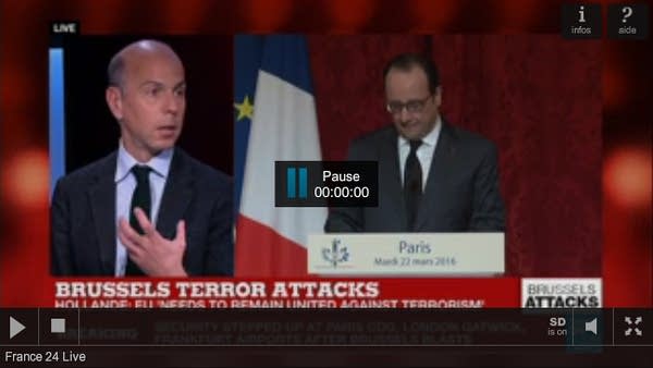 Live video coverage from Brussels