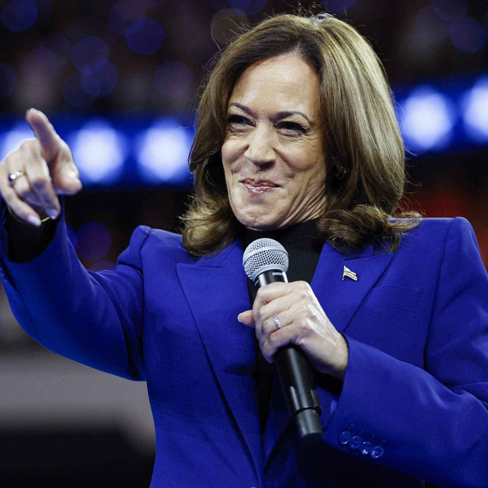 Harris throws a bone to the business folks